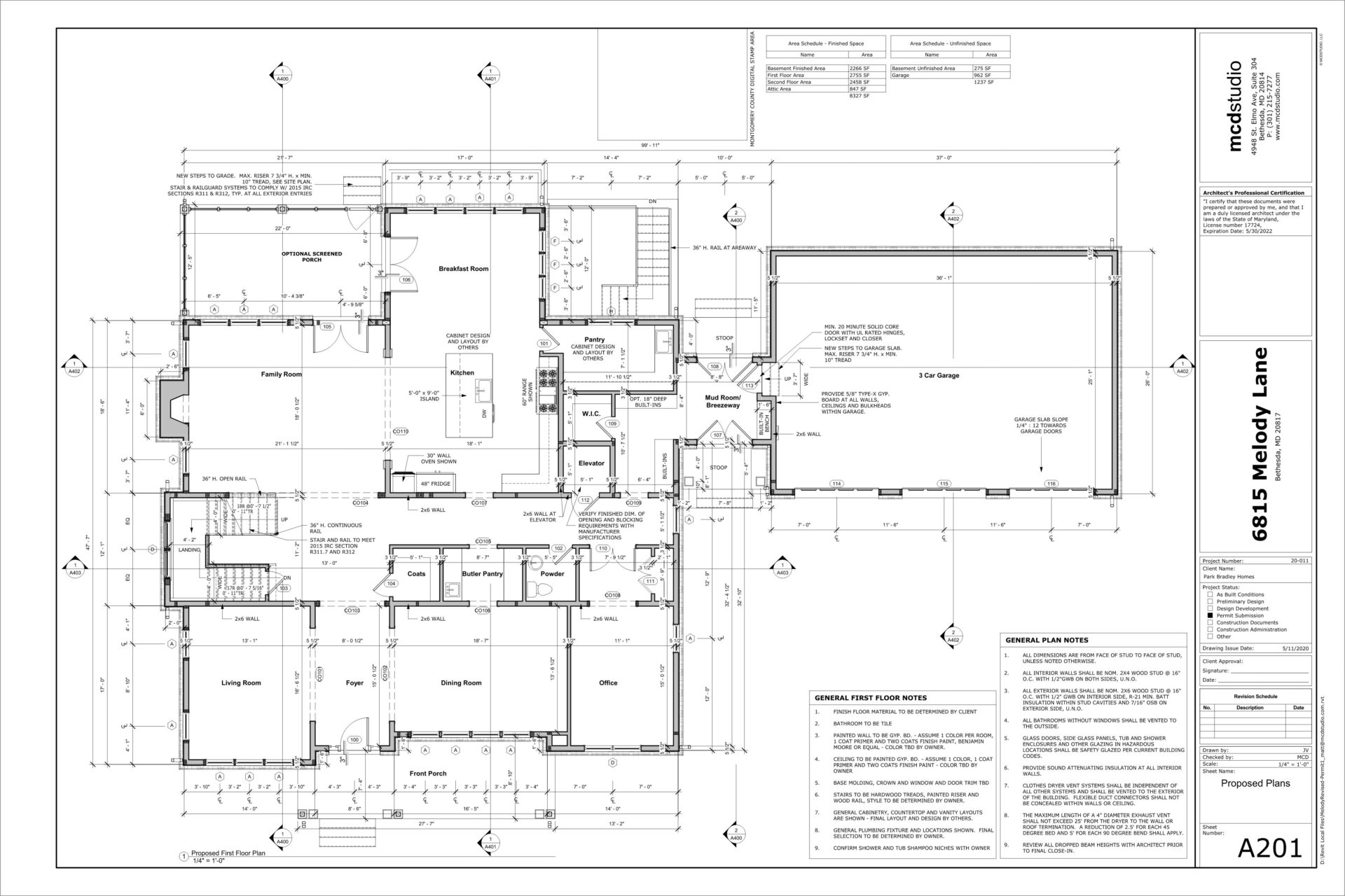 6815 Melody Lane Park Bradley Homes