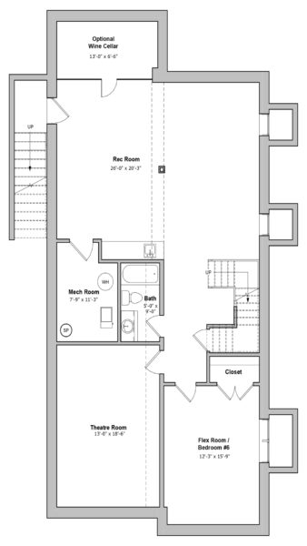 1414 Hemlock Basement Plan