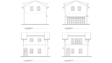 1414 Hemlock Garage Elevation