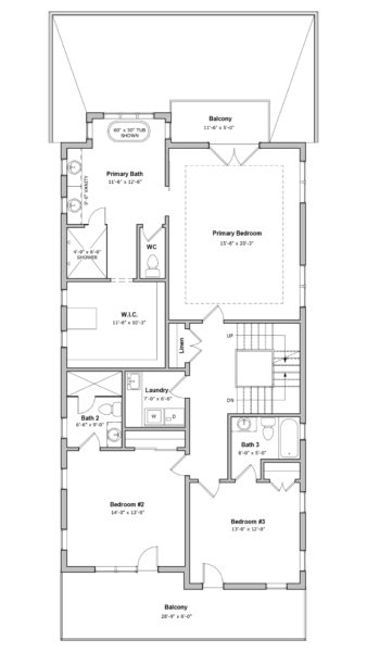 1414 Hemlock Second Floor Plan