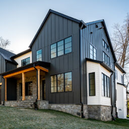 A modern custom built home at 8514 Meadowlark Lane