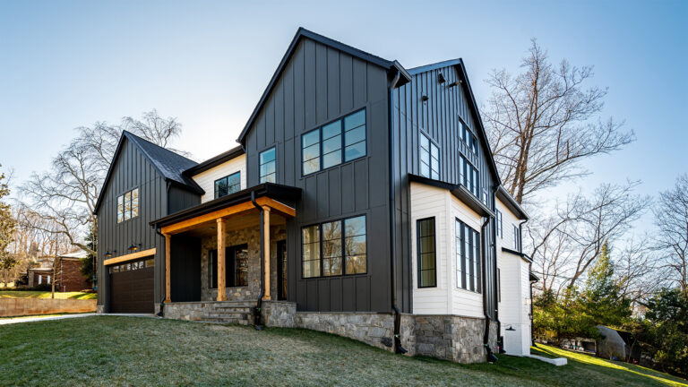 A modern custom built home at 8514 Meadowlark Lane