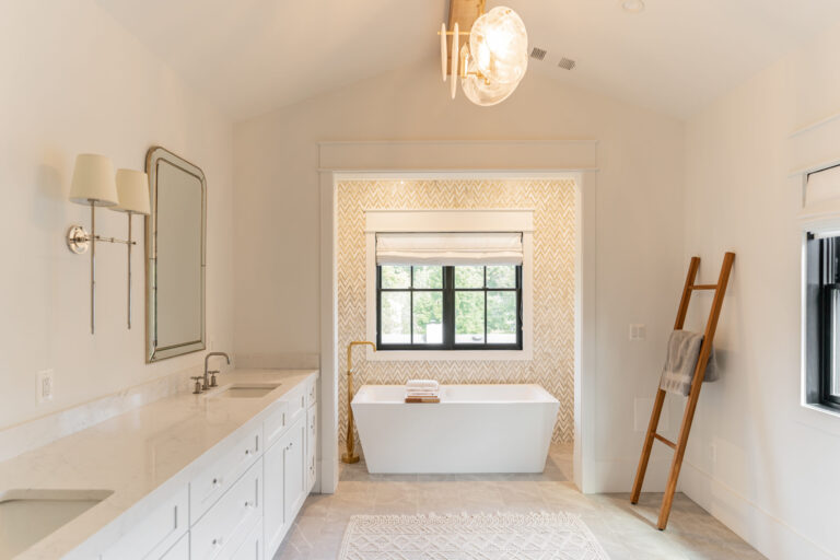 well lit bathroom bathtub rosedale interior