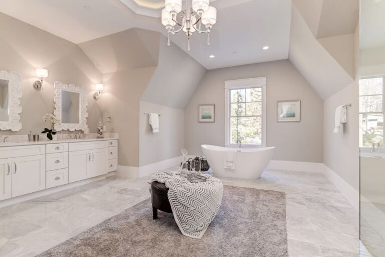 luxury bathroom bathtub spa master bedroom